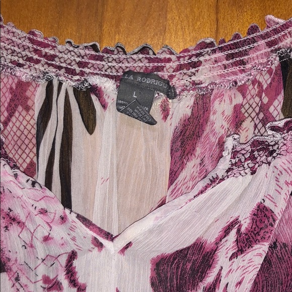 ⚜️Pink zebra print top - Picture 2 of 4